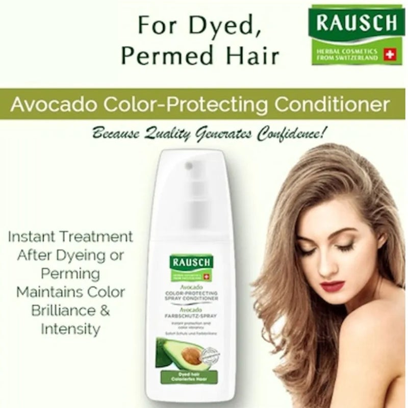 Rausch Avocado Hair Color Protecting Spray Conditioner For Colored Hair 100ml