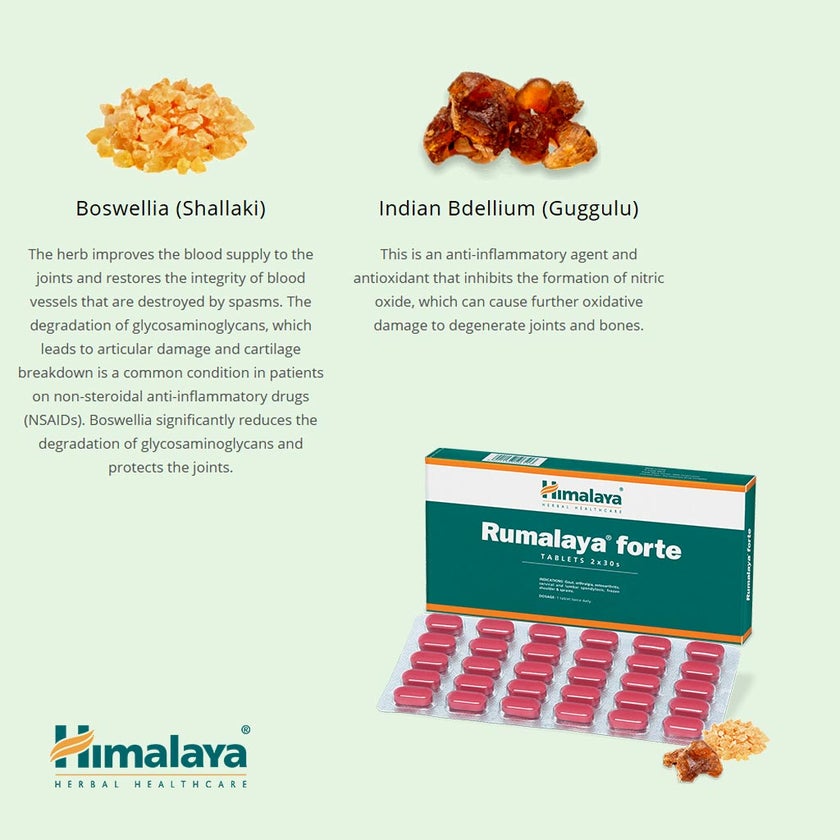 Himalaya Rumalaya Forte Tablets, Pack of 60's