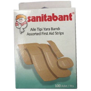 Sanitabant Assorted First Aid Strips 100's