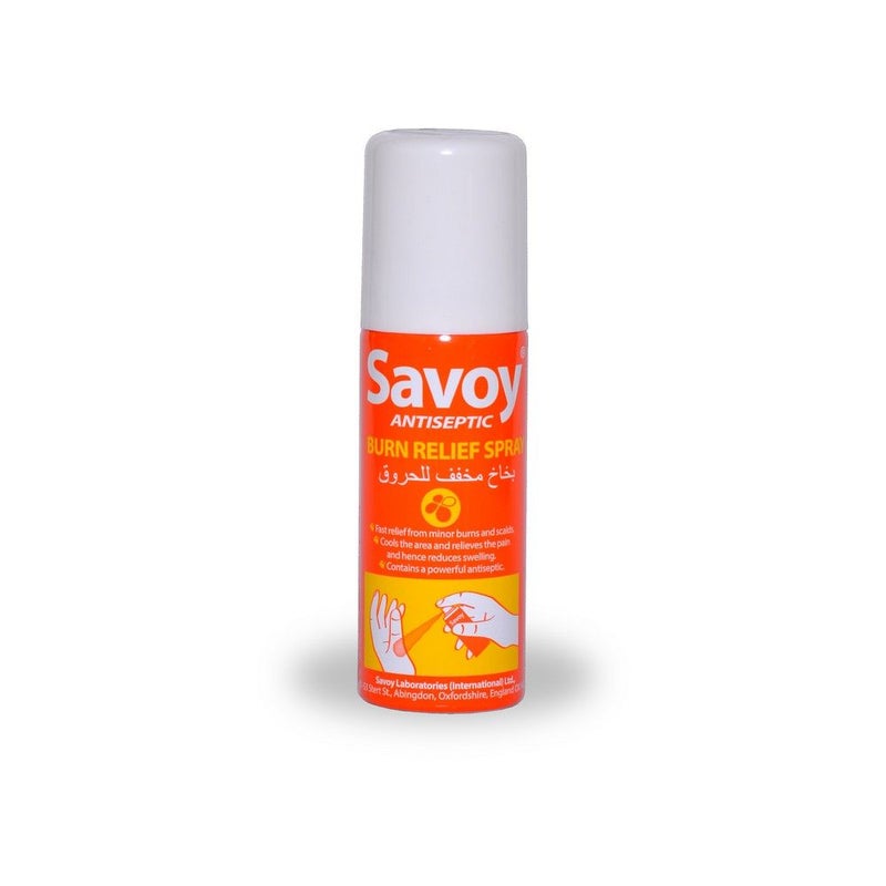 Savoy Antiseptic Burn Relief Spray 50 mL