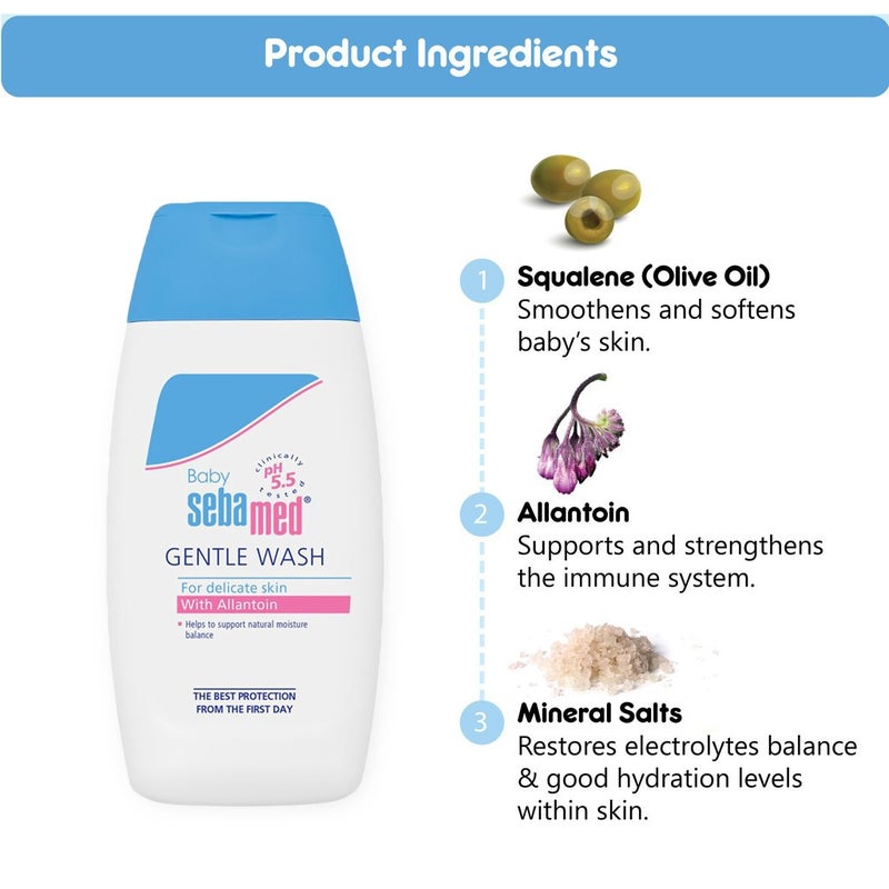Sebamed Baby Gentle Wash 200 mL