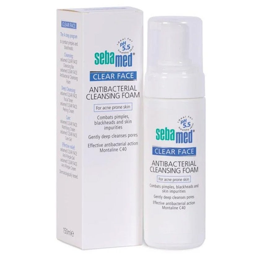 Sebamed Clear Face Antibacterial Cleansing Foam 150ml