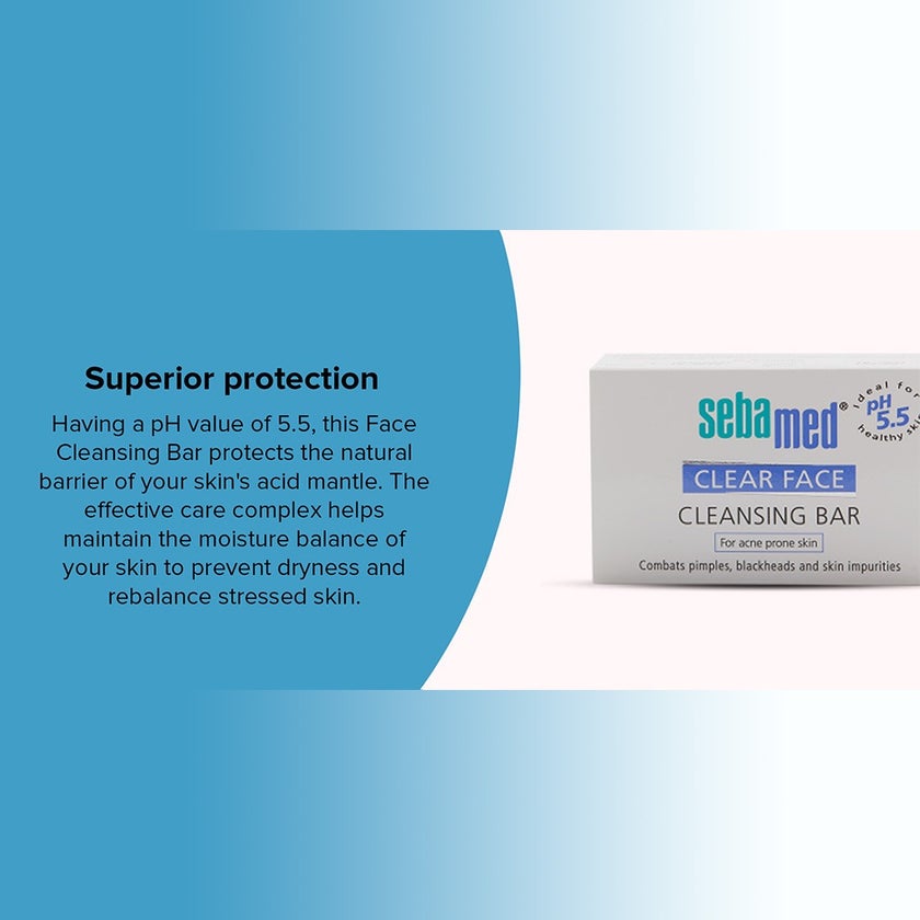 Sebamed Clear Face Cleansing Bar 100g