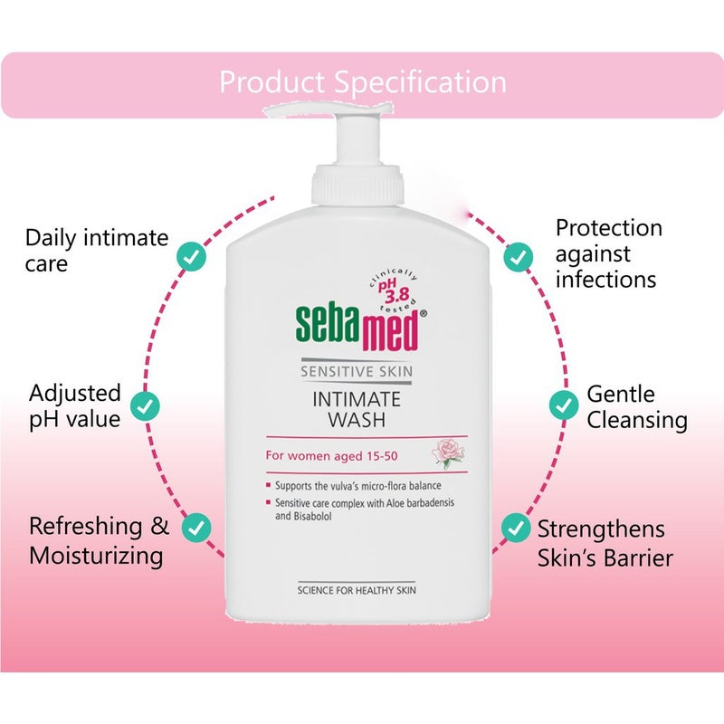 Sebamed Feminine Intimate Wash pH 3.8 200 mL