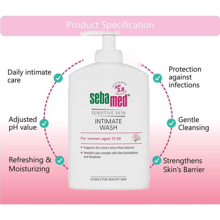 Sebamed Feminine Intimate Wash pH 3.8 200ml