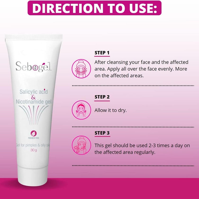 Sebogel Pimples and Oily Skin Gel 30g