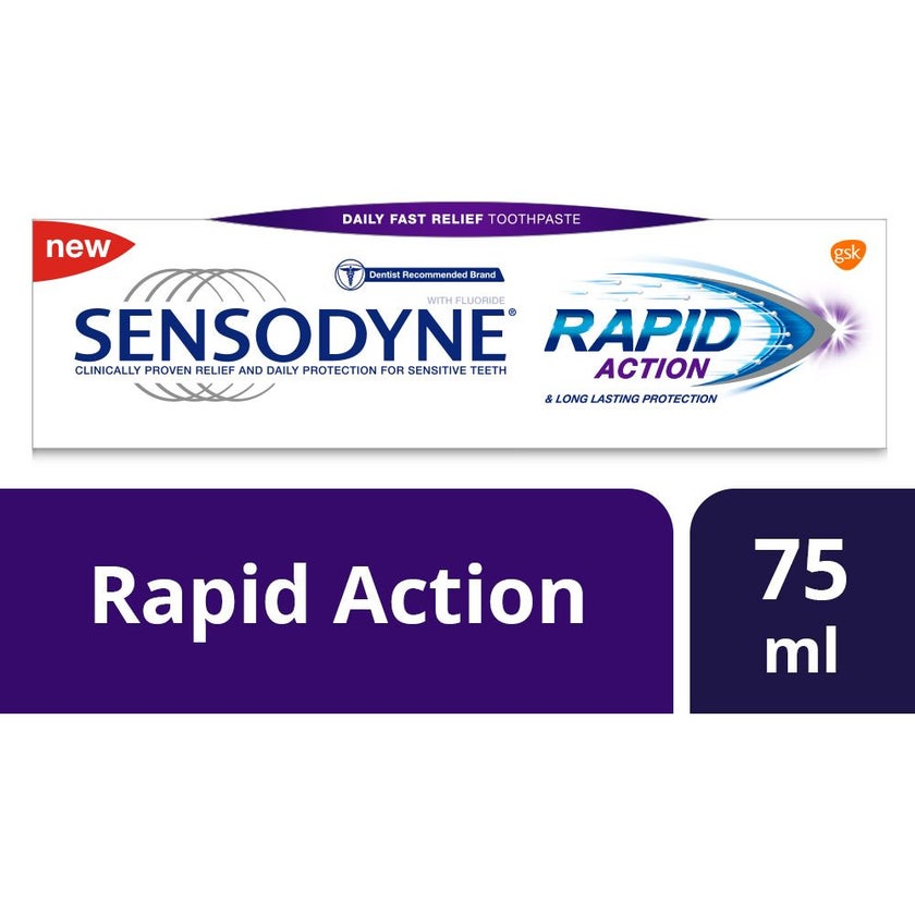 Sensodyne Rapid Action Toothpaste 75ml
