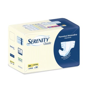 Serenity Classic Fitted Briefs Large 30's