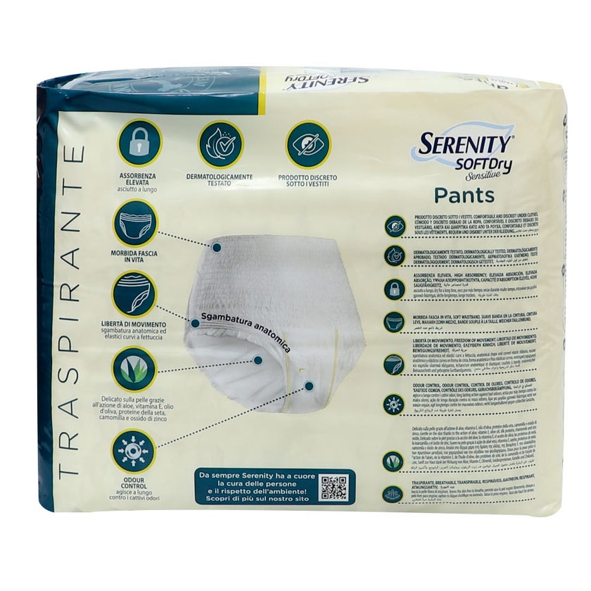Serenity Pull Up Brief Large, Pack of 14's