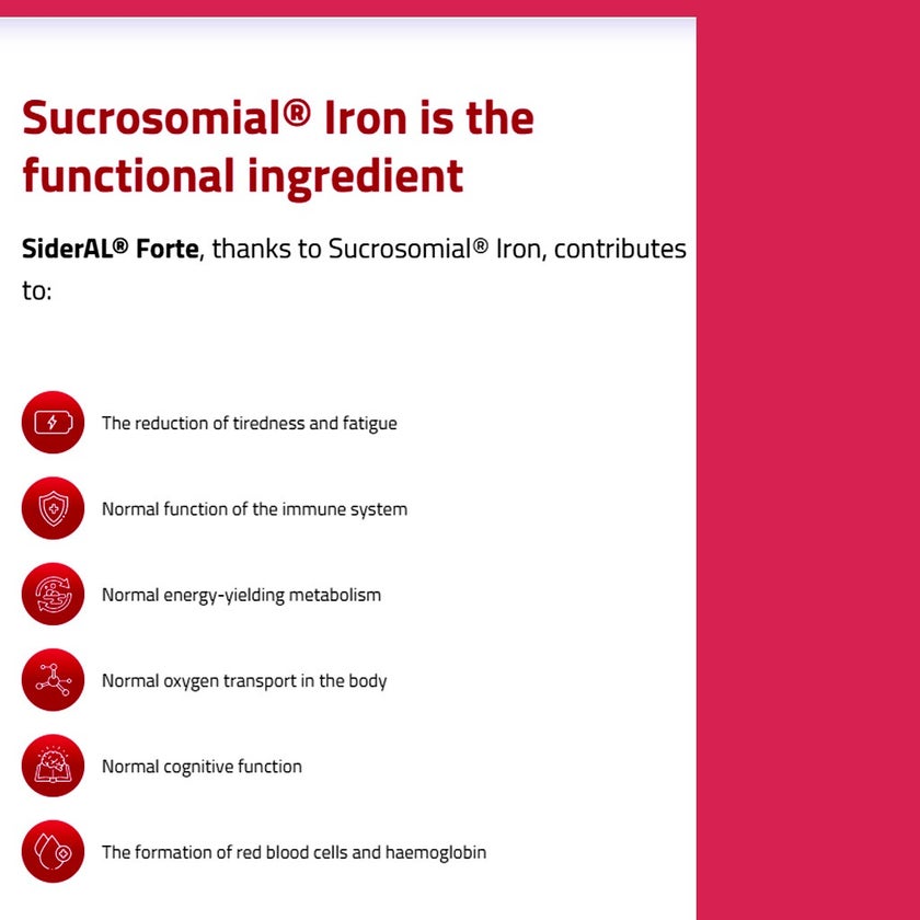 Sideral Forte Capsules, Pack of 20's