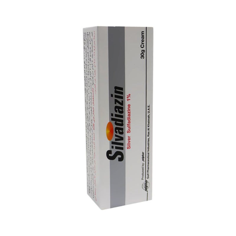 Silvadiazin Silver Sulfadiazine 1% Cream 30 g