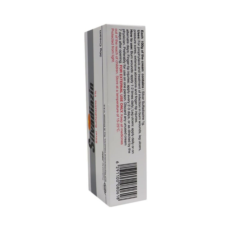Silvadiazin Silver Sulfadiazine 1% Cream 30 g