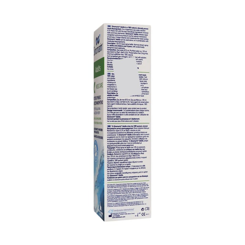 Sinomarin Adults Hypertonic Nose Spray 125 mL