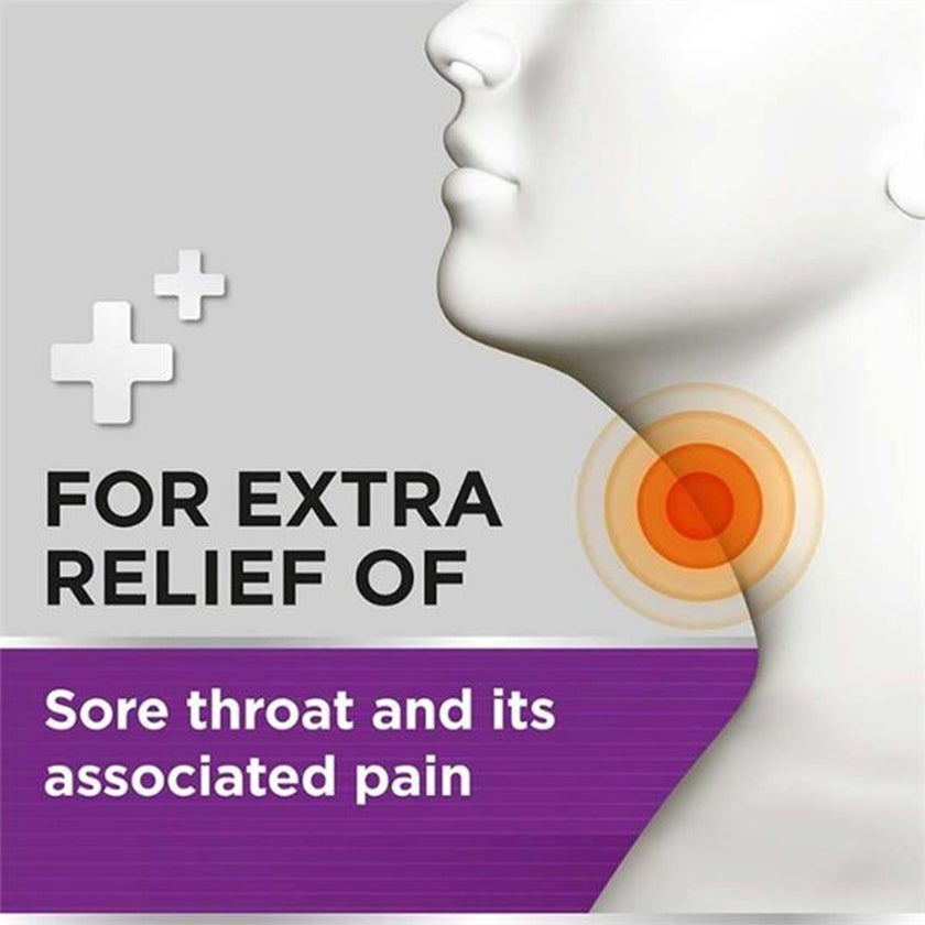 Strepsils Extra Blackcurrant Lozenges, Pack of 24's