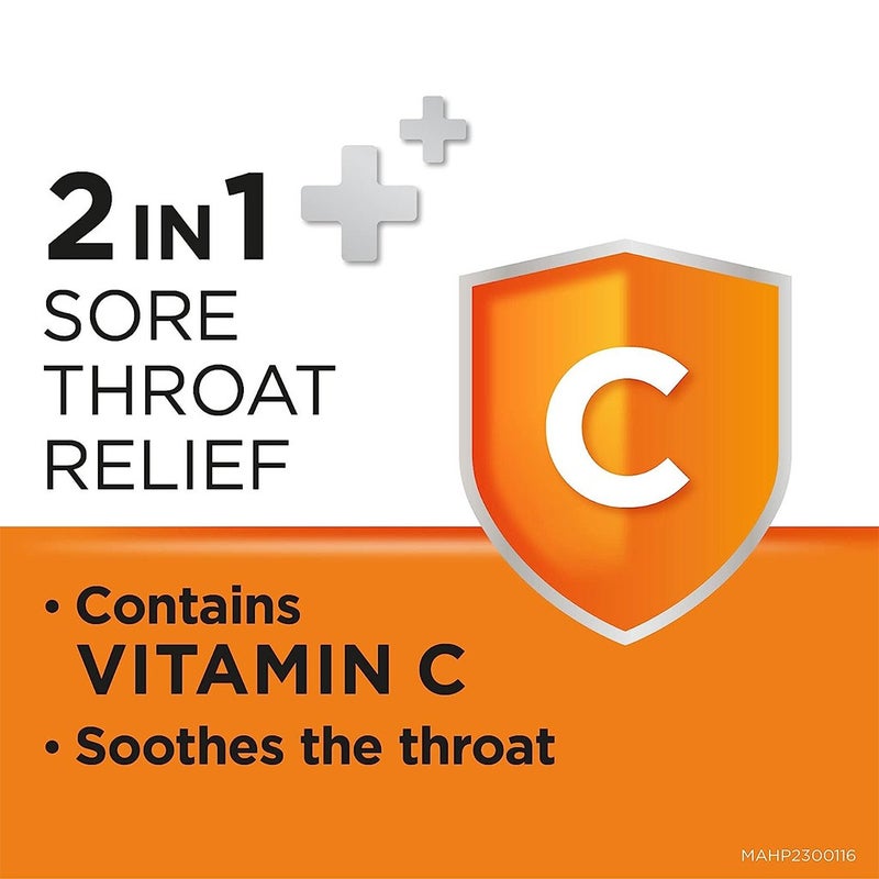 Strepsils Orange With Vitamin C 100 mg Lozenges  24's
