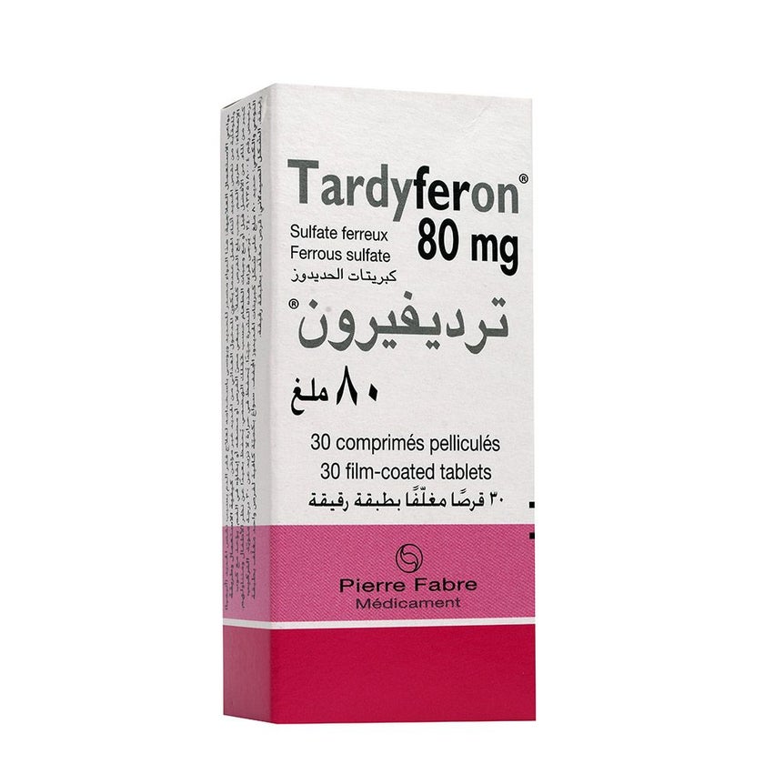 Tardyferon 80mg Tablets, Pack of 30's