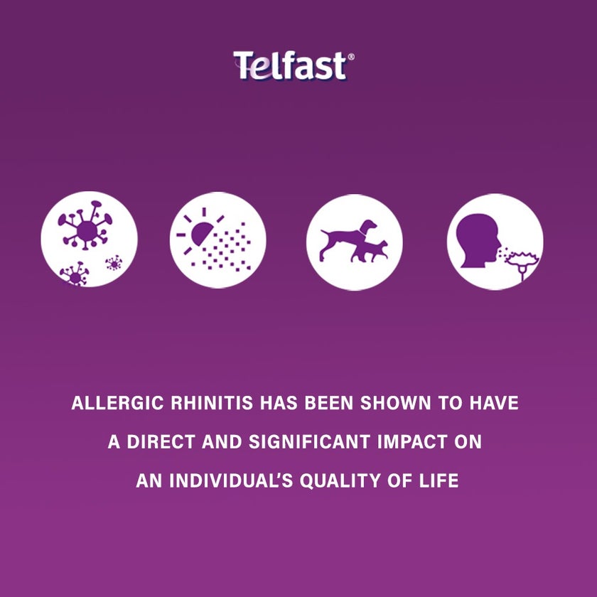 Telfast 120mg Tablets, Pack of 15's