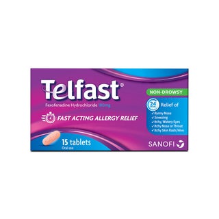 Telfast 180 mg Tablets 15's