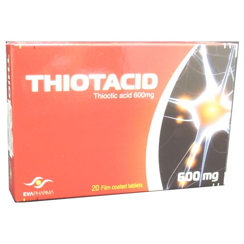 Thiotacid 600mg Tablets, Pack of 20's