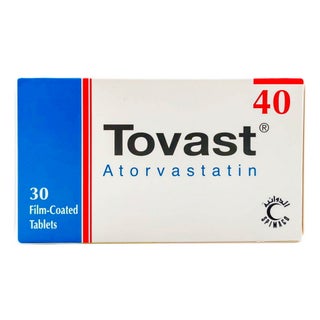 Tovast 40mg Tablets, Pack of 30's