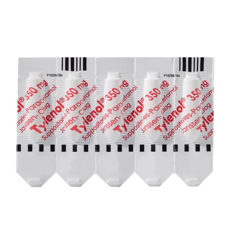 Tylenol 350 mg Suppositories 10's