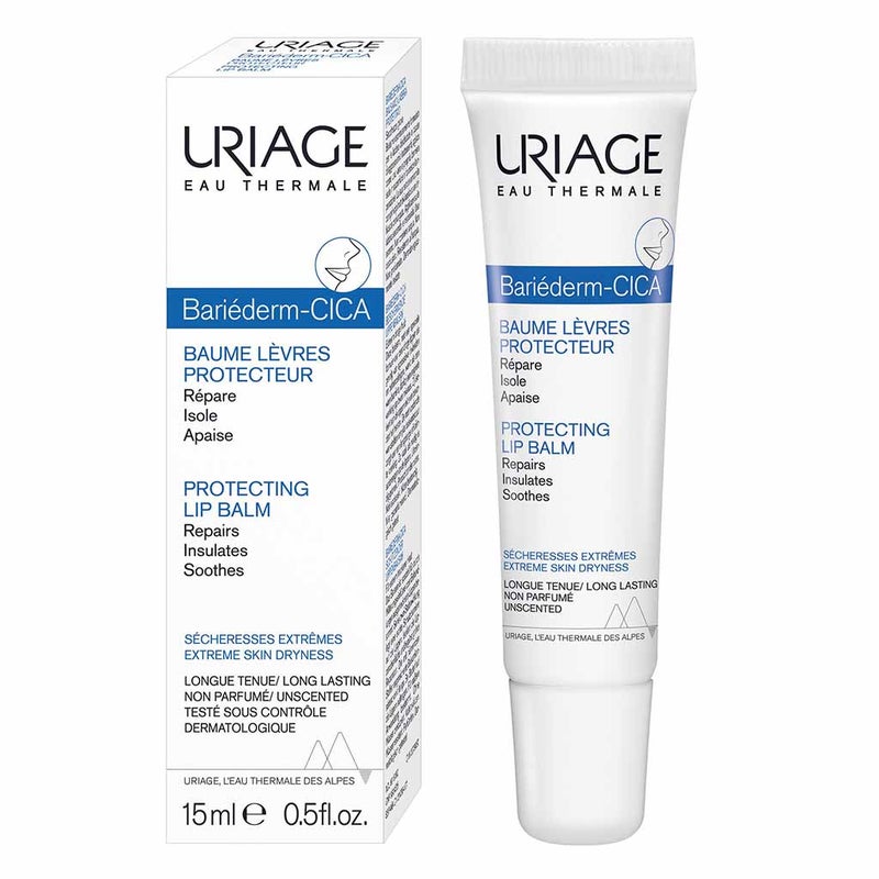Uriage Bariederm-CICA Protecting Lip Balm For Soothing & Repairing 15ml