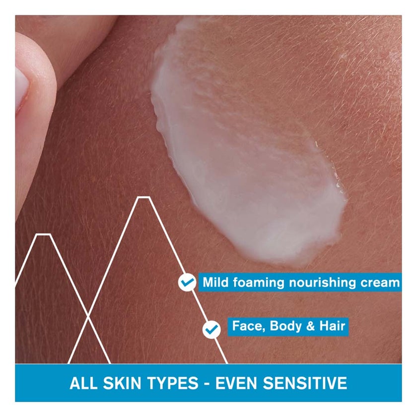 Uriage Eau Thermale Cleansing Cream For Face, Body & Hair 200ml