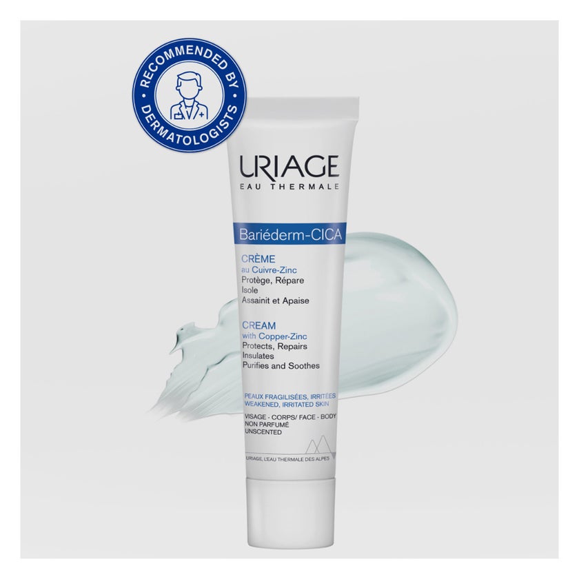 Uriage Bariederm-CICA Repairing Cream With Copper & Zinc 40ml