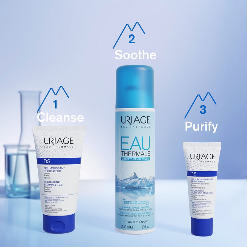 Uriage DS Regulating Soothing Emulsion For Sensitive Redness Prone Face, Body And Scalp 40ml