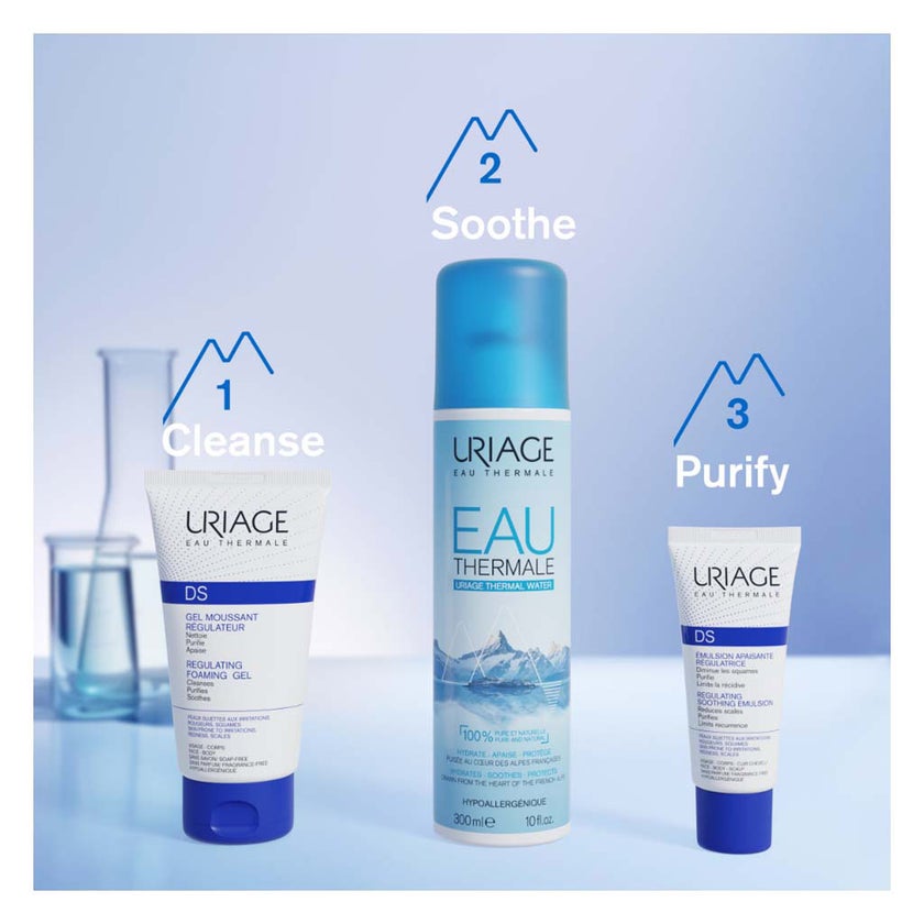 Uriage DS Regulating Soothing Emulsion For Sensitive Redness Prone Face, Body And Scalp 40ml