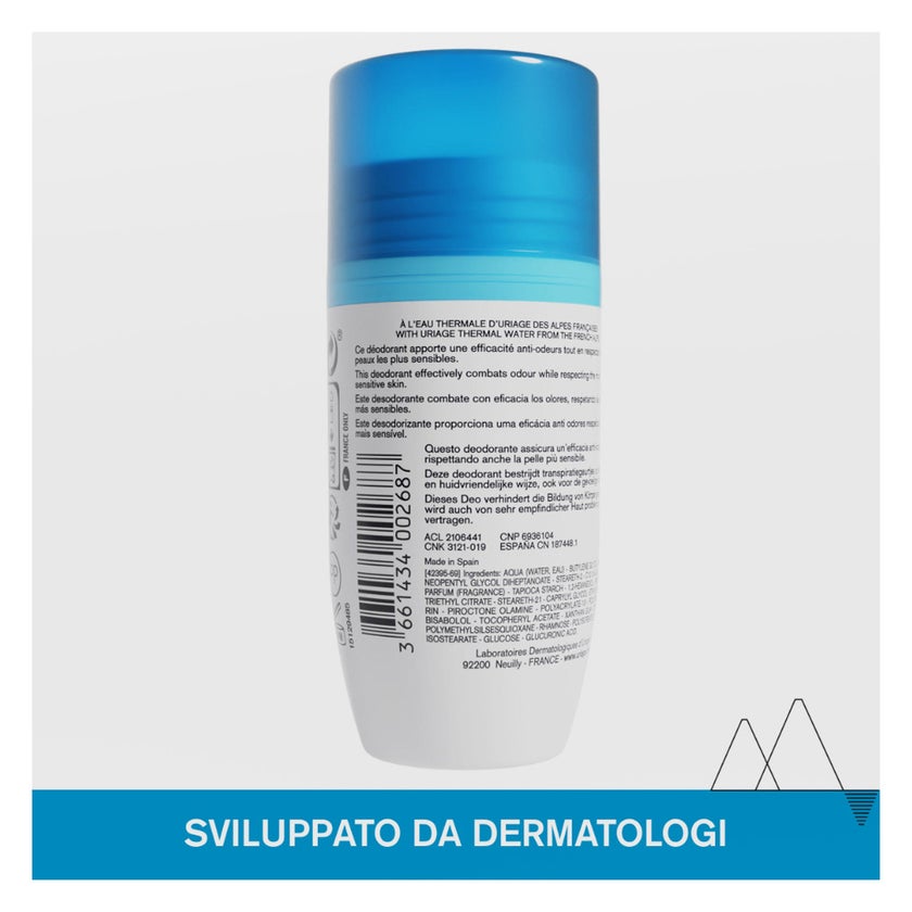 Uriage Eau Thermale Gentle 24 Hours Fresh Deodorant Roll On 50ml