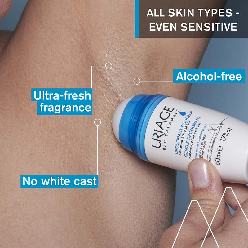 Uriage Eau Thermale Gentle 24 Hours Fresh Deodorant Roll On 50ml