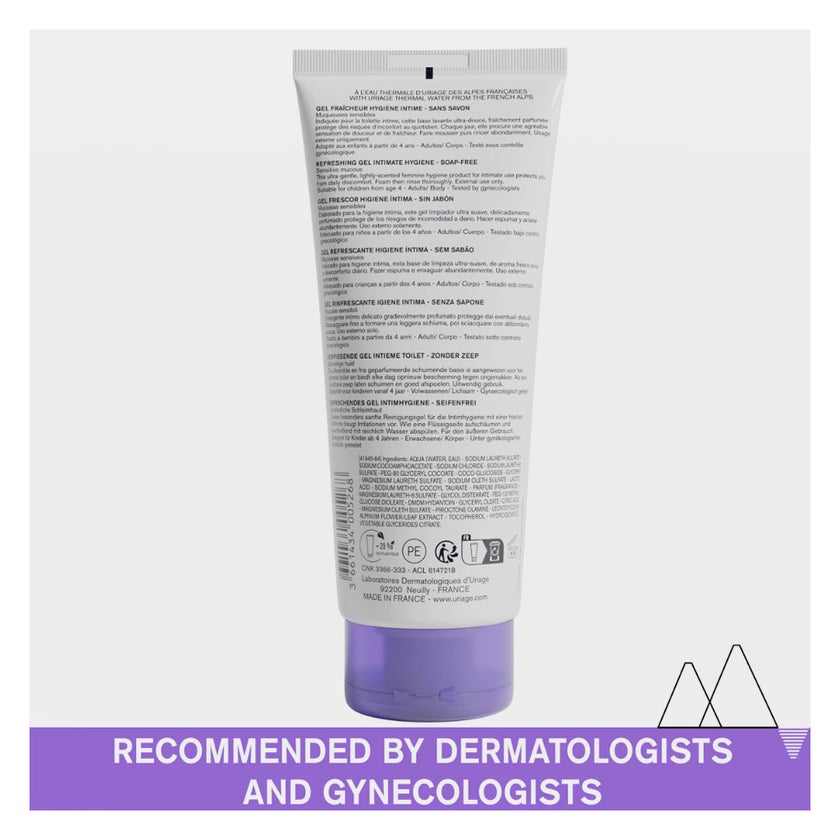 Uriage Gyn-Phy Refreshing Intimate Hygiene Cleansing Gel 200ml