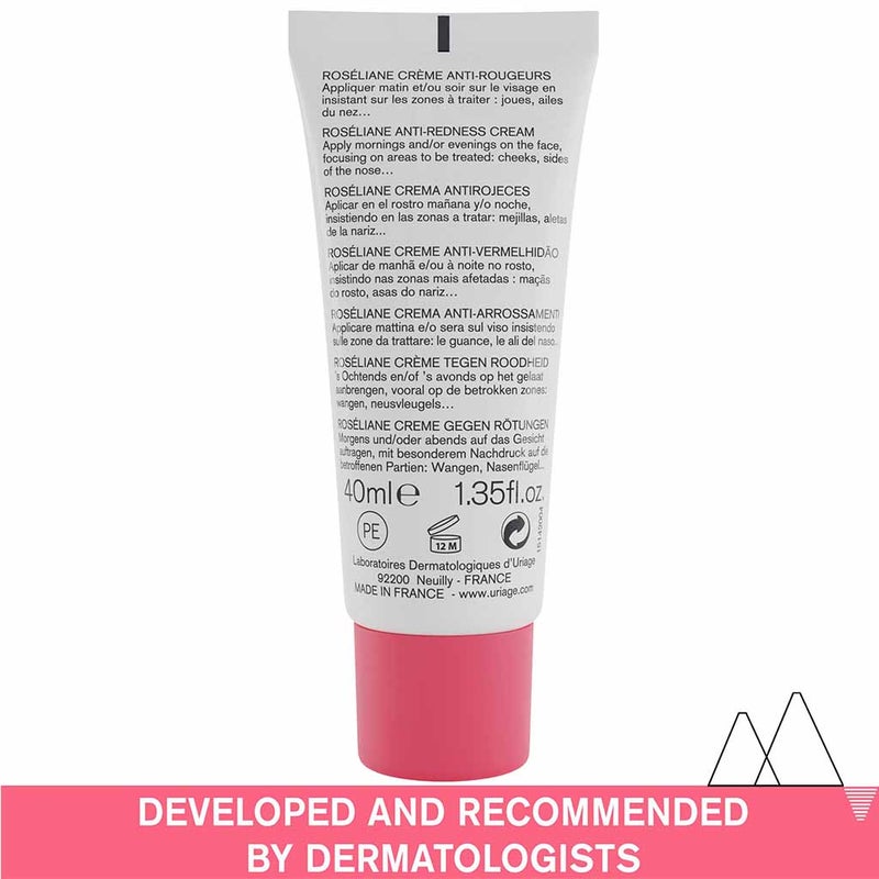 Uriage Roseliane Anti-Redness Moisturizing Cream For Sensitive Skin Prone To Redness 40ml