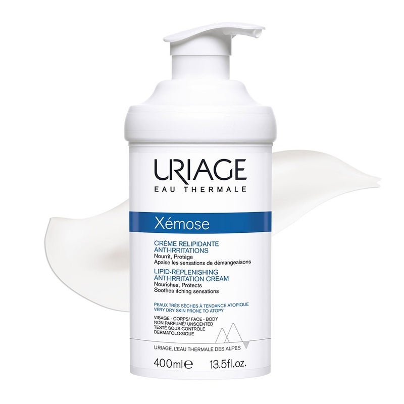 Uriage Xemose Lipid-Replenishing Anti-Irritation Cream For Very Dry Skin Prone To Atopy 400ml