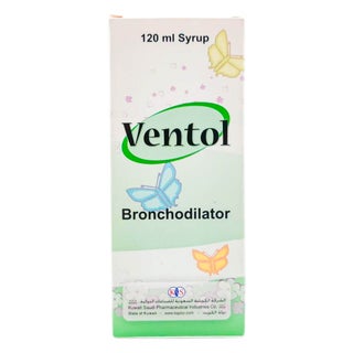 Ventol 2mg/5ml Syrup 120ml