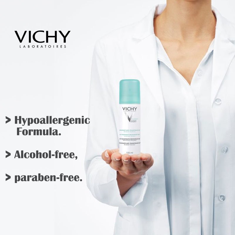 Vichy 48 Hour No Marks Dry Touch Anti-Perspirant Deodorant Spray 125ml