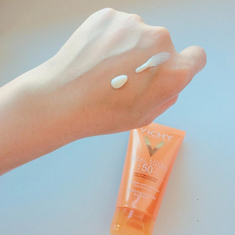 Vichy Capital Ideal Soleil SPF50 Dry Touch Anti Shine Sunscreen For Combination To Oily Skin 50ml