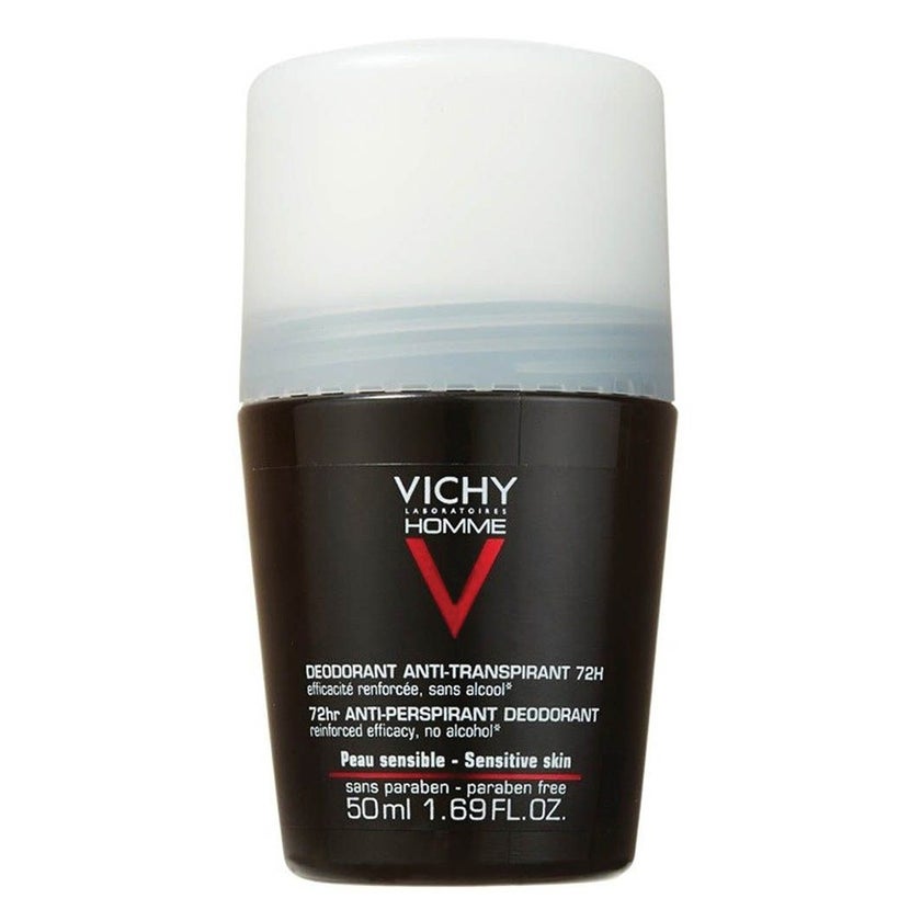 Vichy Homme 72 Hour Soothing Anti Perspirant Deodorant Roll-On 50ml