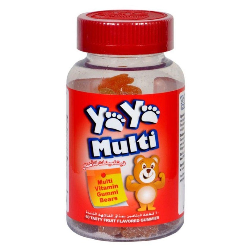 Yaya Bears Multivitamin Gummies, Pack of 60's