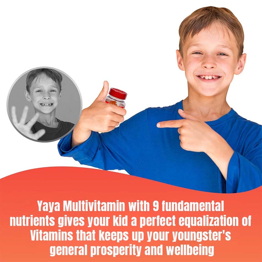 Yaya Bears Multivitamin Gummies, Pack of 60's