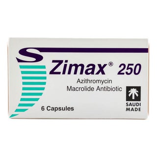 Zimax 250mg Capsules, Pack of 6's
