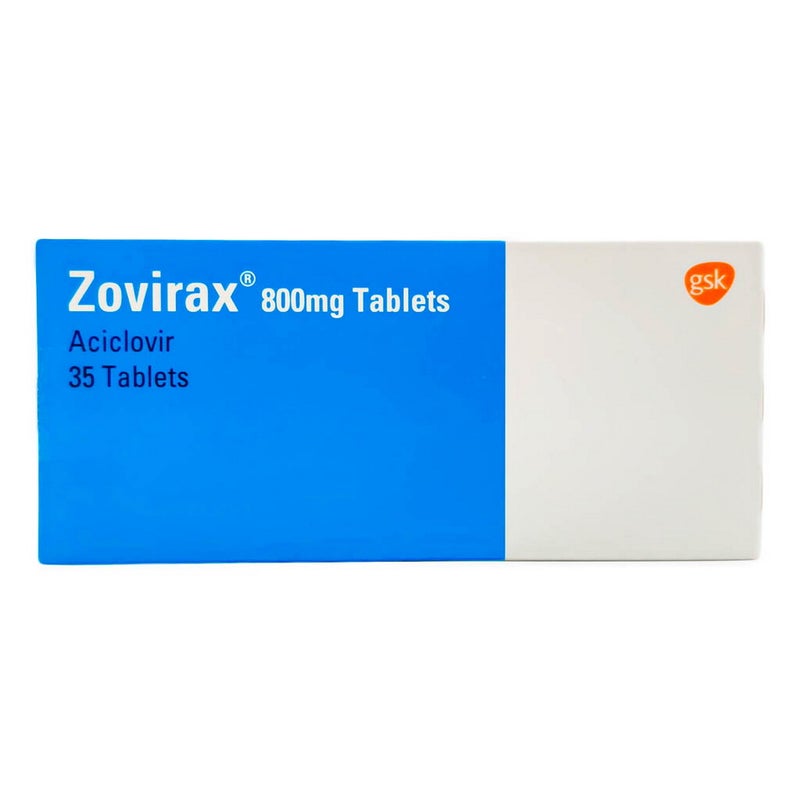 Zovirax 800mg Tablets, Pack of 35’s