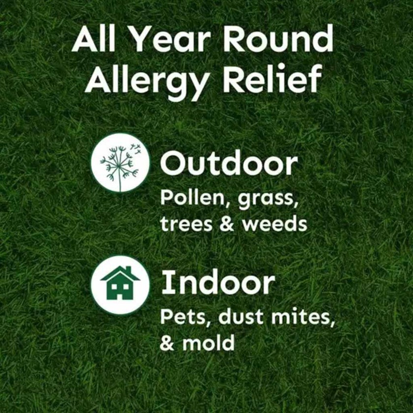 Zyrtec Tablets 10mg Cetirizine For Cold & Allergy Relief, Pack of 20’s 