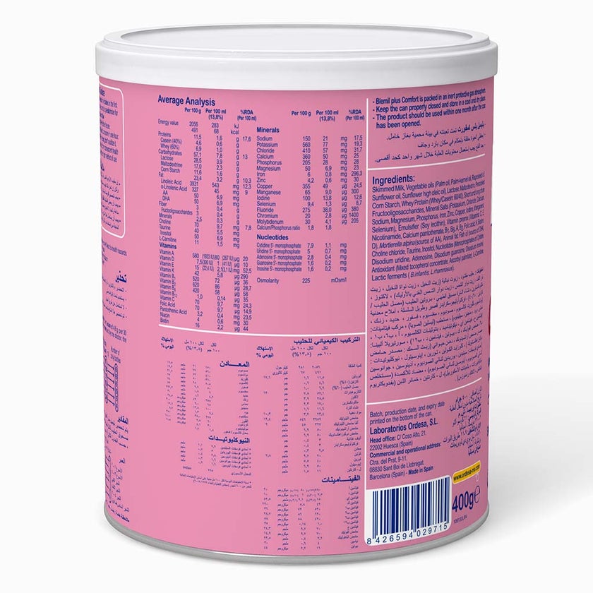 Blemil Plus Comfort Baby Milk Formula For 0 To 12 Months 400g