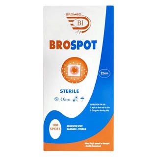 Brospot Plastic Adhesive Bandages, Pack of 100's