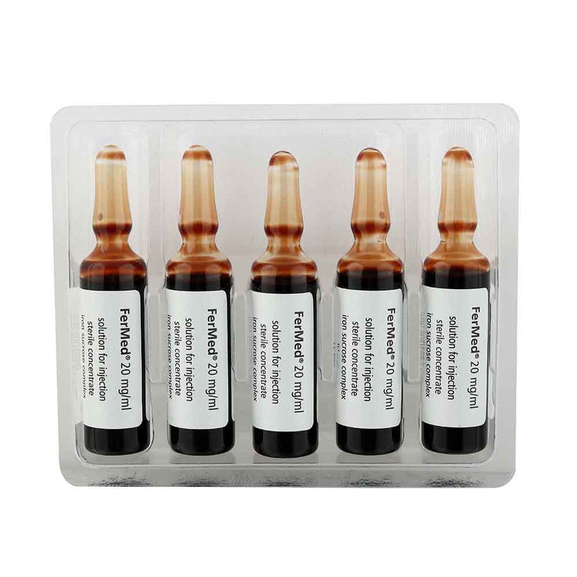 FerMed 100mg/5ml Injection, Pack of 5's