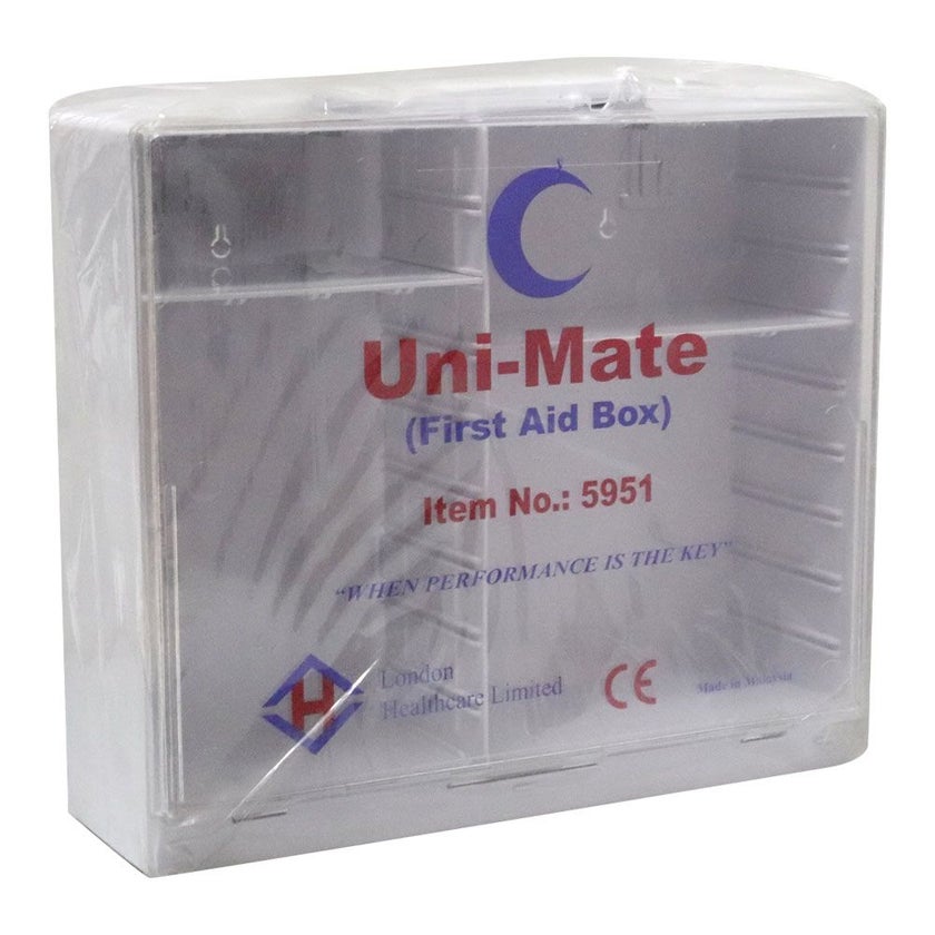 First Aid Box Trans ABS Medium