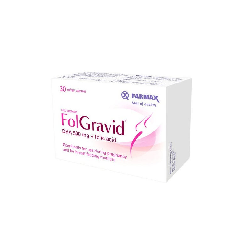 Folgravid Capsules 30's