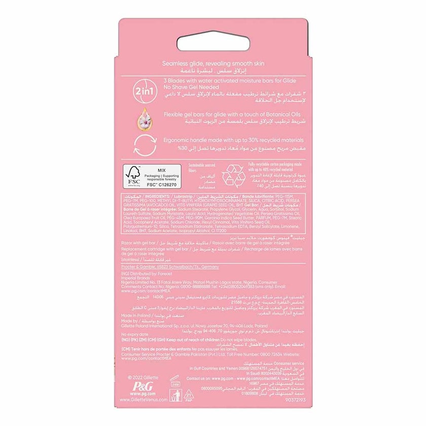 Gillette Venus Comfortglide Spa Breeze Women's Razor